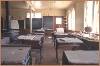 schoolhouse interior, Bodie State Historic Park